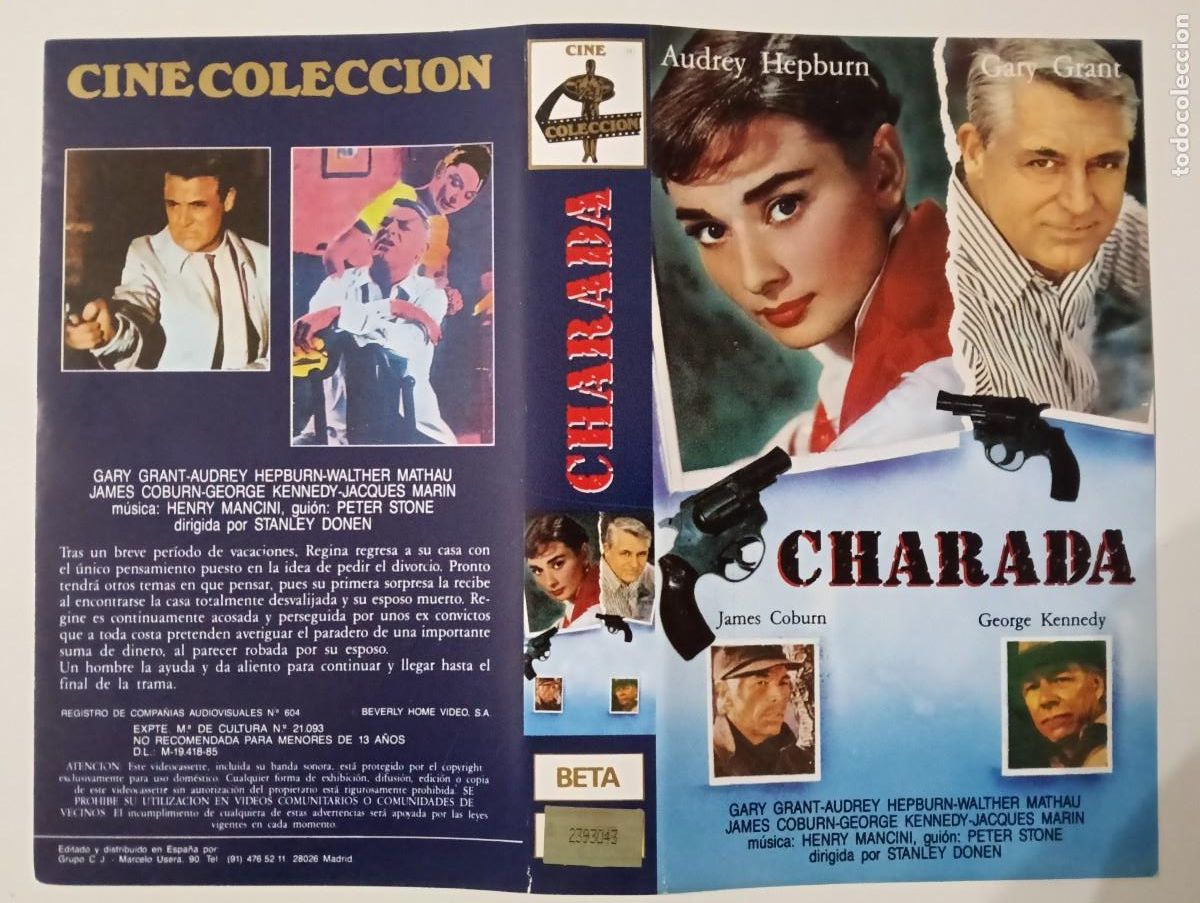 Cine: SUBASTA CARATULAS 020 - CHARADA CN BETA