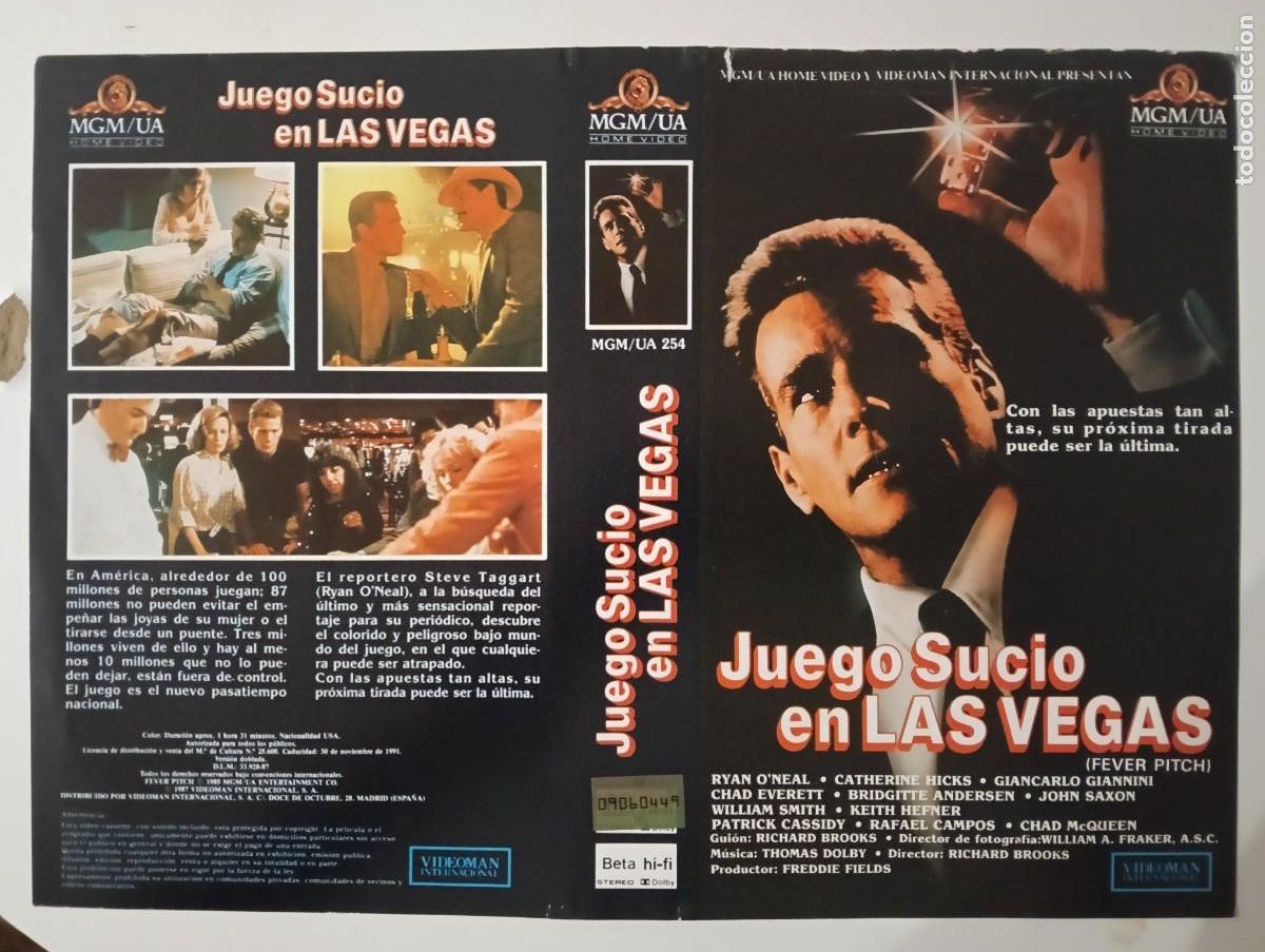 Cine: SUBASTA CARATULAS 063 - JUEGO SUCIO EN LAS VEGAS MGM VIDEOMAN BETA