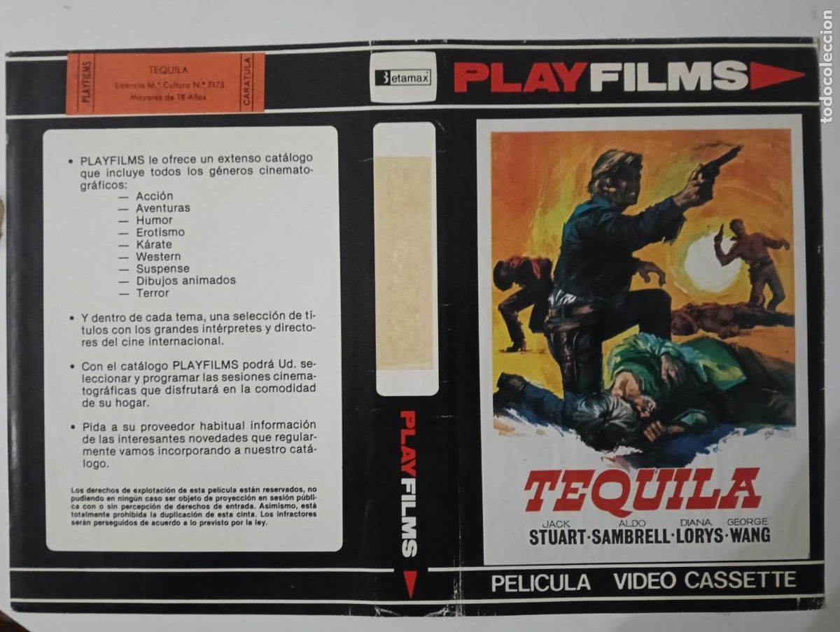 Cine: SUBASTA CARATULAS 069 - TEQUILA PLAYFILMS BETA