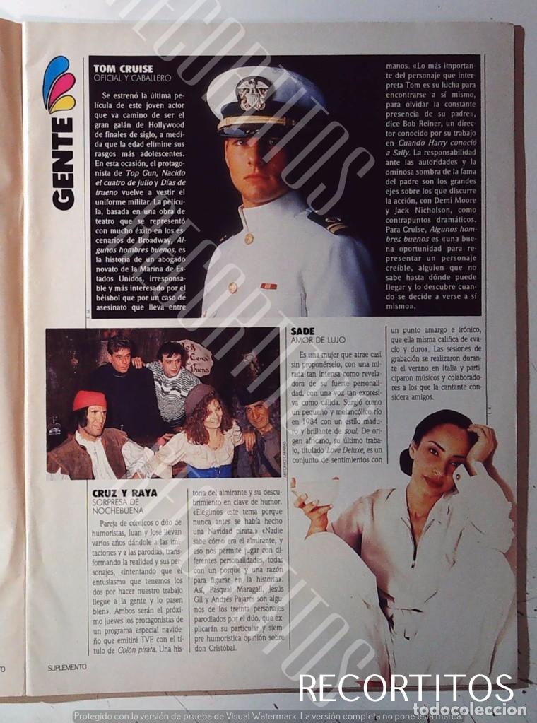 Cine: sade cruz y raya tom cruise