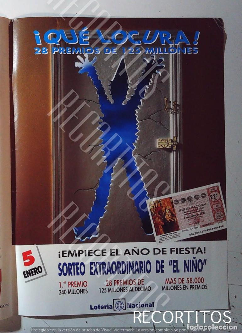Cine: LOTERIA NACIONAL 1992 navidad el ni&ntilde;o