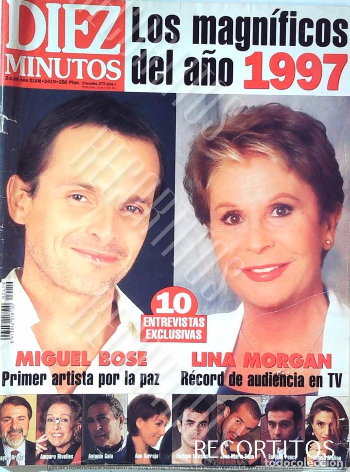 Cine: recorte portada lina morgan miguel bose mecano ana torroja nacho cano julio iglesias viceroy