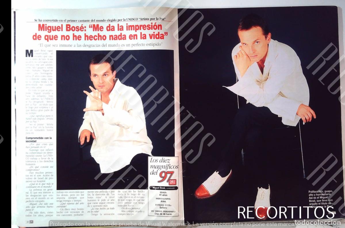 Cine: miguel bose entrevista lo mejor del 97
