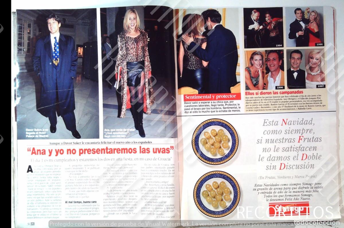 Cine: ana obregon davor suker rafaella carra ramon garcia simago uvas campanadas