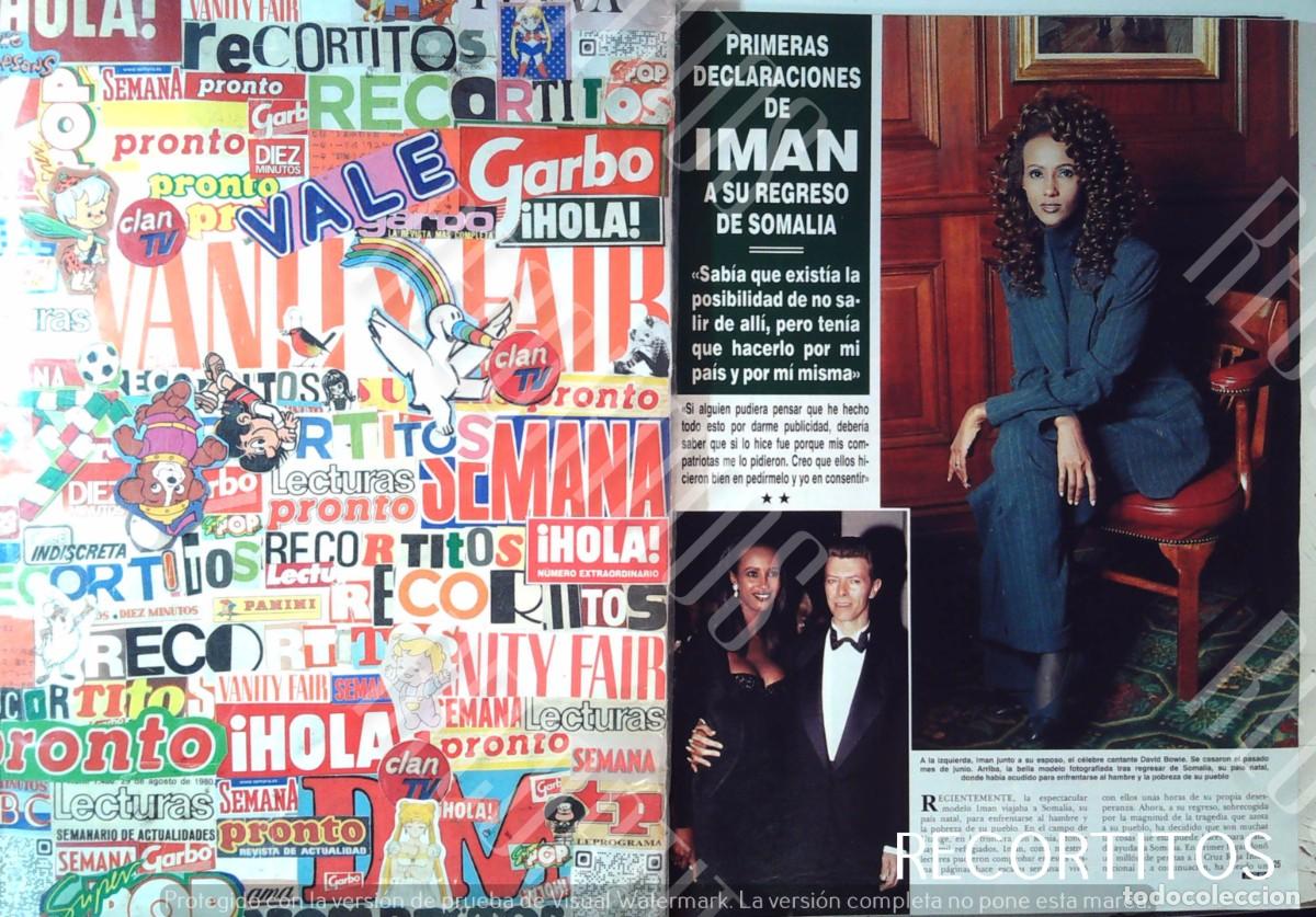Cine: IMAN DAVID BOWIE CRUZ ROJA - Foto 2