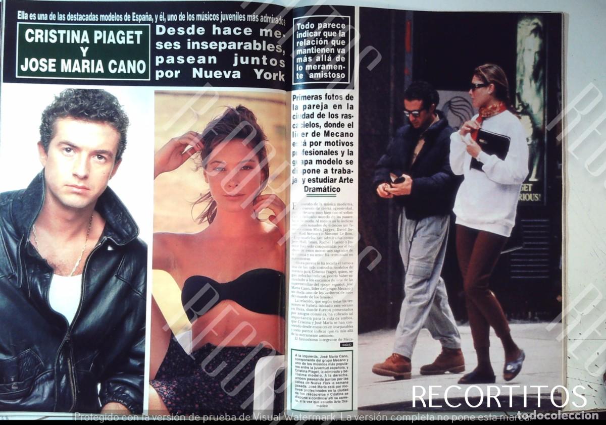 Cine: JOSE MARIA CANO MECANO CRISTINA PIAGET