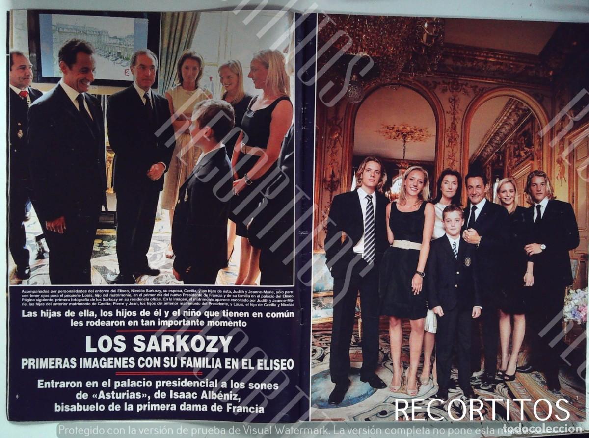Cine: LOS SARKOZY NICOLAS EN EL PALACIO DEL ELISEO CECILIA