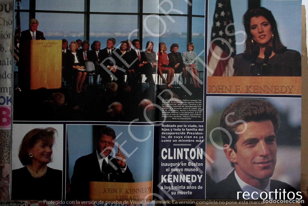 Cine: jacqueline kennedy jackie onassis CAROLINA JOHN JOHN KENNEDY CLINTON
