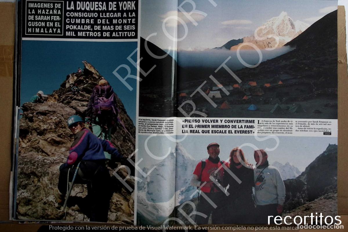 Cine: SARAH FERGUSON FERGIE ALPINISTA MONTE POKALDE