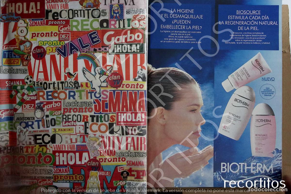 Cine: BIOTHERM ANUNCIO PUBLICIDAD BIOSOURCE