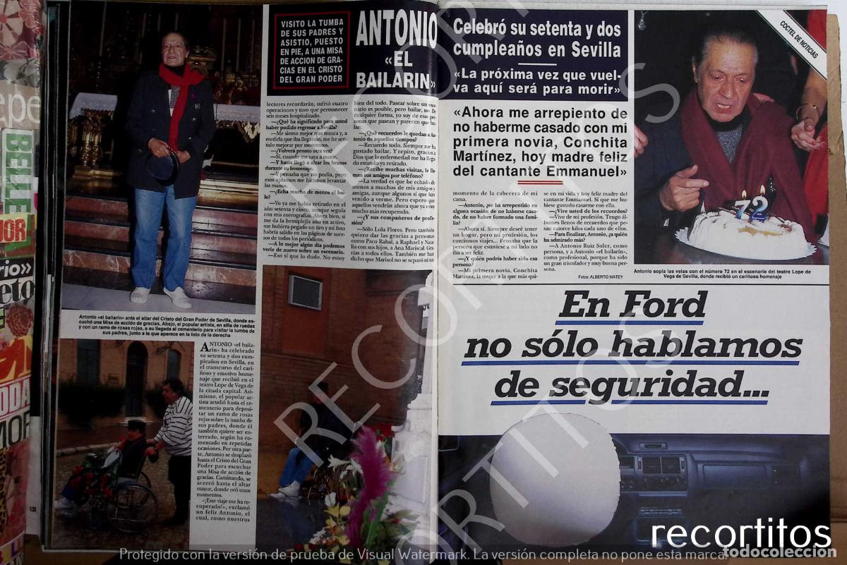 Cine: ANTONIO EL BAILARIN 72 A&Ntilde;OS