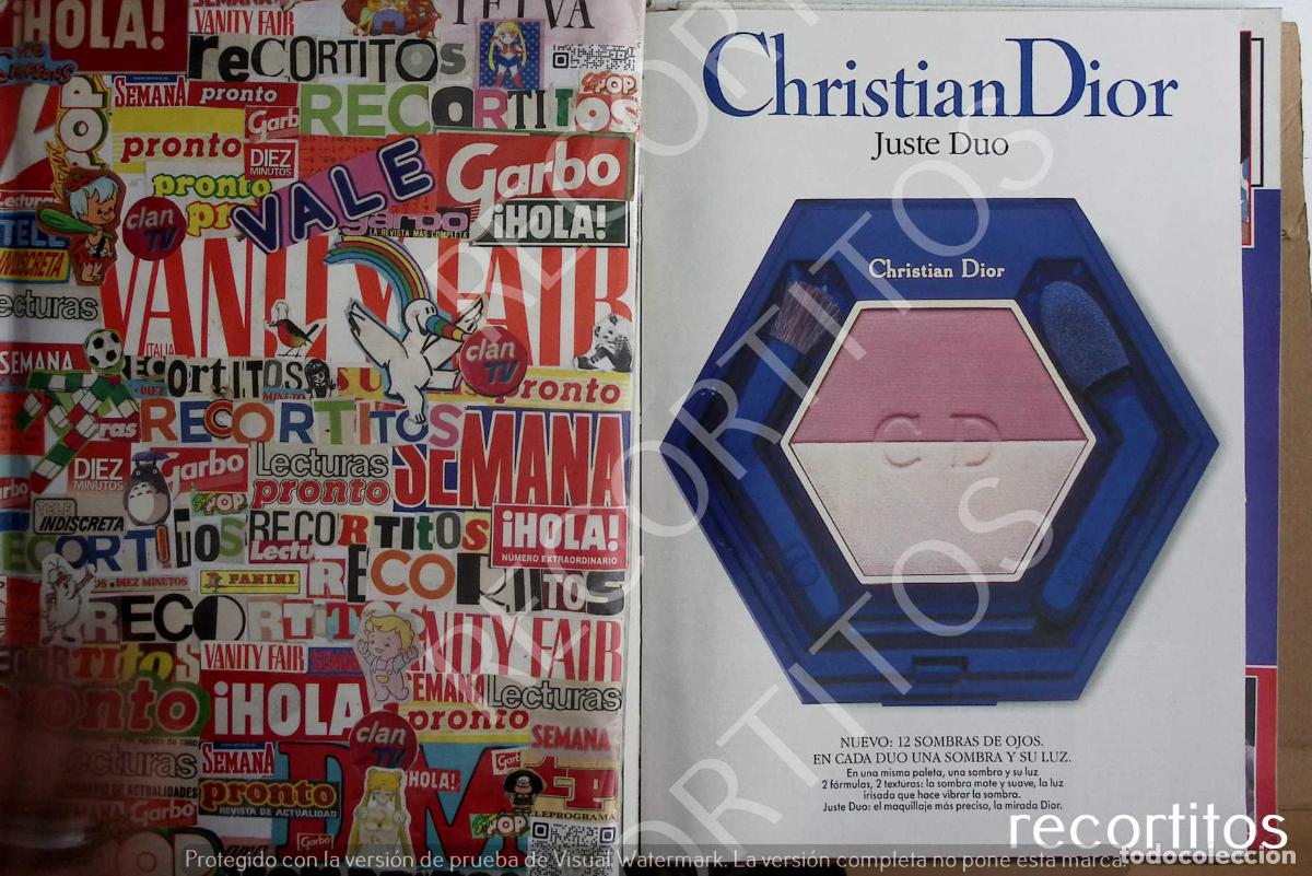Cine: CHRISTIAN dior anuncio publicidad SOMBRA DE OJOS JUSTE DUO