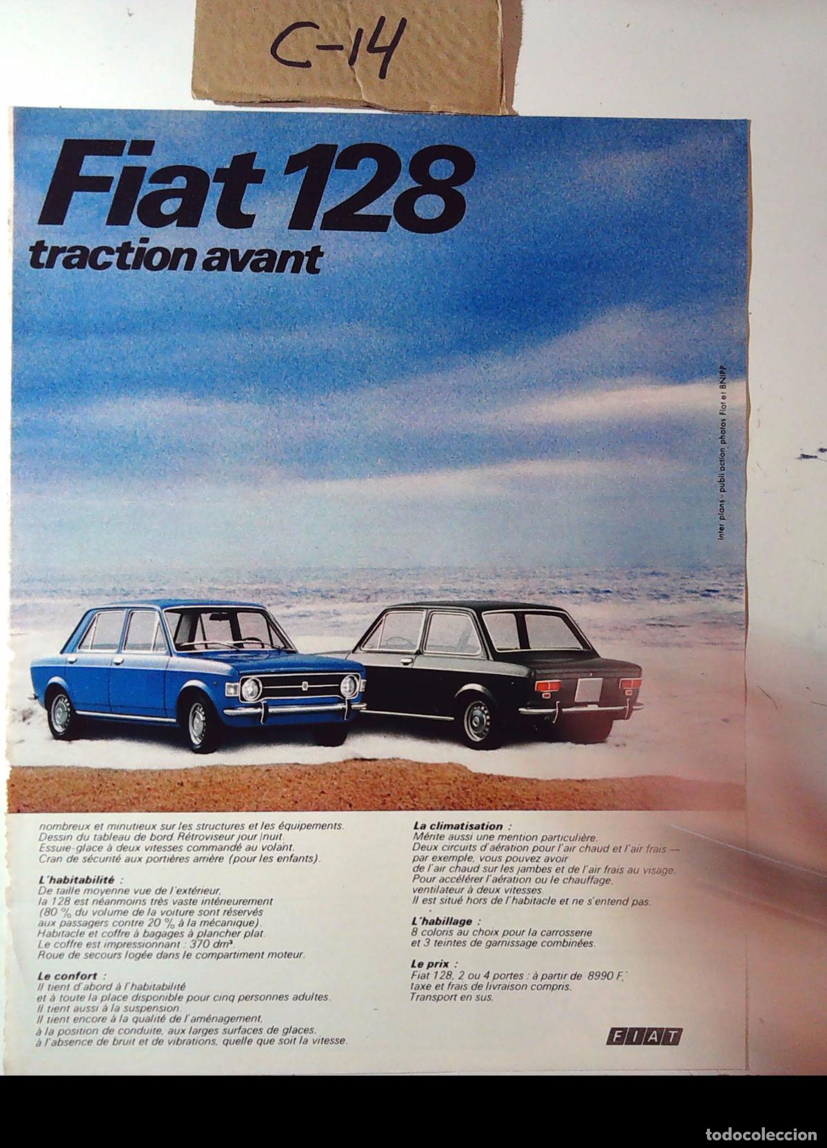 Cine: FIAT 128 ANUNCIO PUBLICIDAD