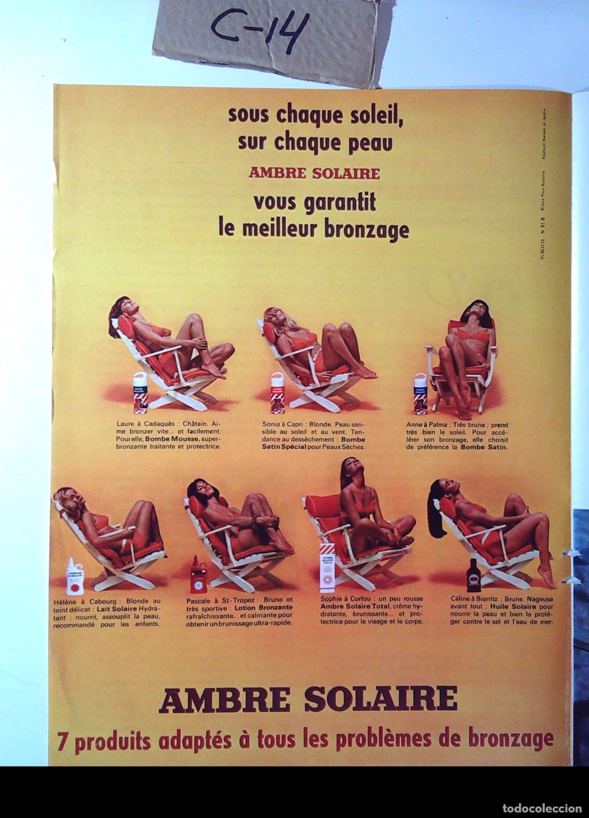 Cine: AMBRE SOLAIRE ANUNCIO PUBLICIDAD