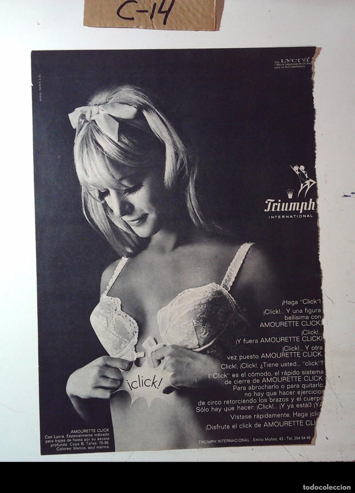 Cin&eacute;ma: TRIUMPH INTERNATIONAL lenceria