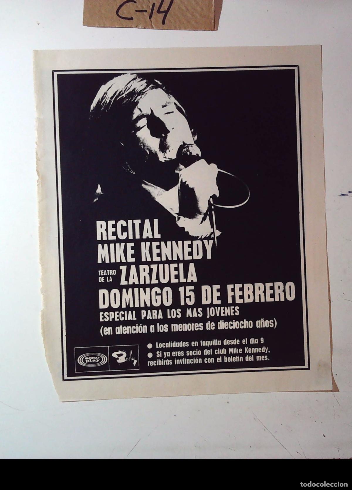 Cin&eacute;ma: MIKE KENNEDY EN EL TEATRO DE LA ZARZUELA