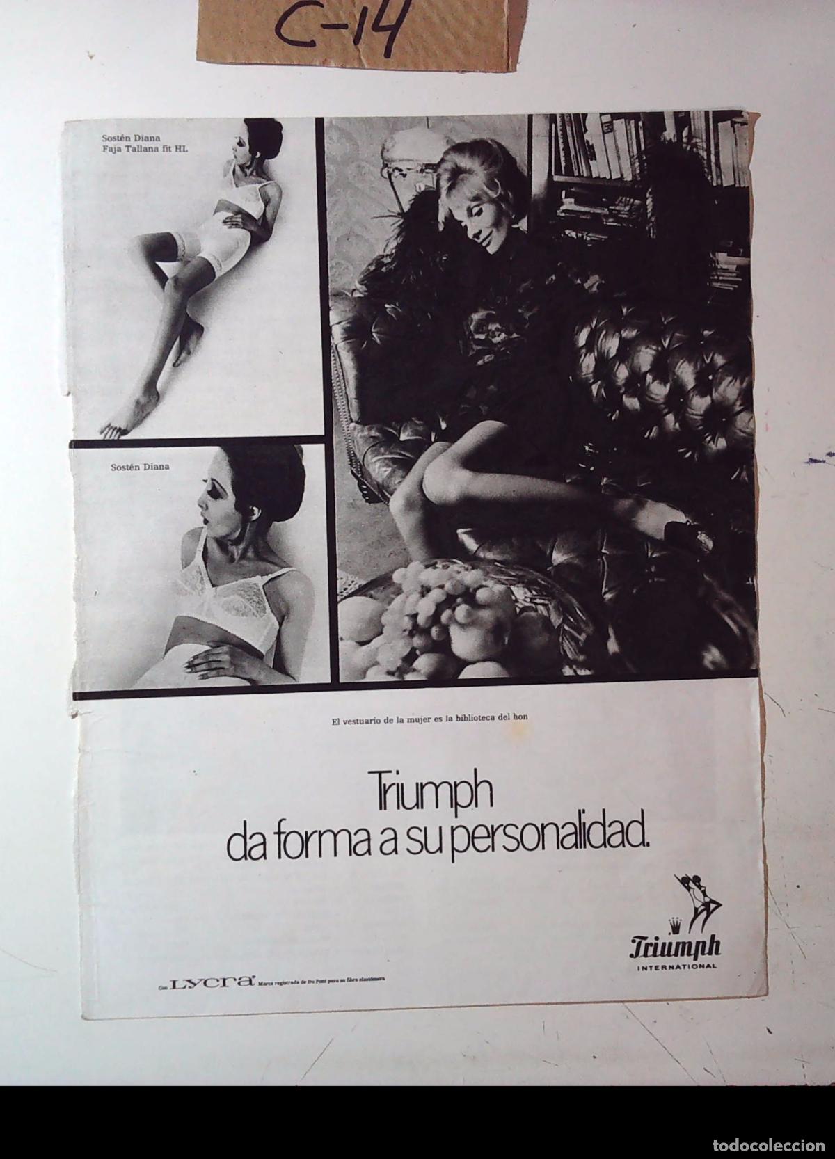 Cin&eacute;ma: TRIUMPH INTERNATIONAL lenceria