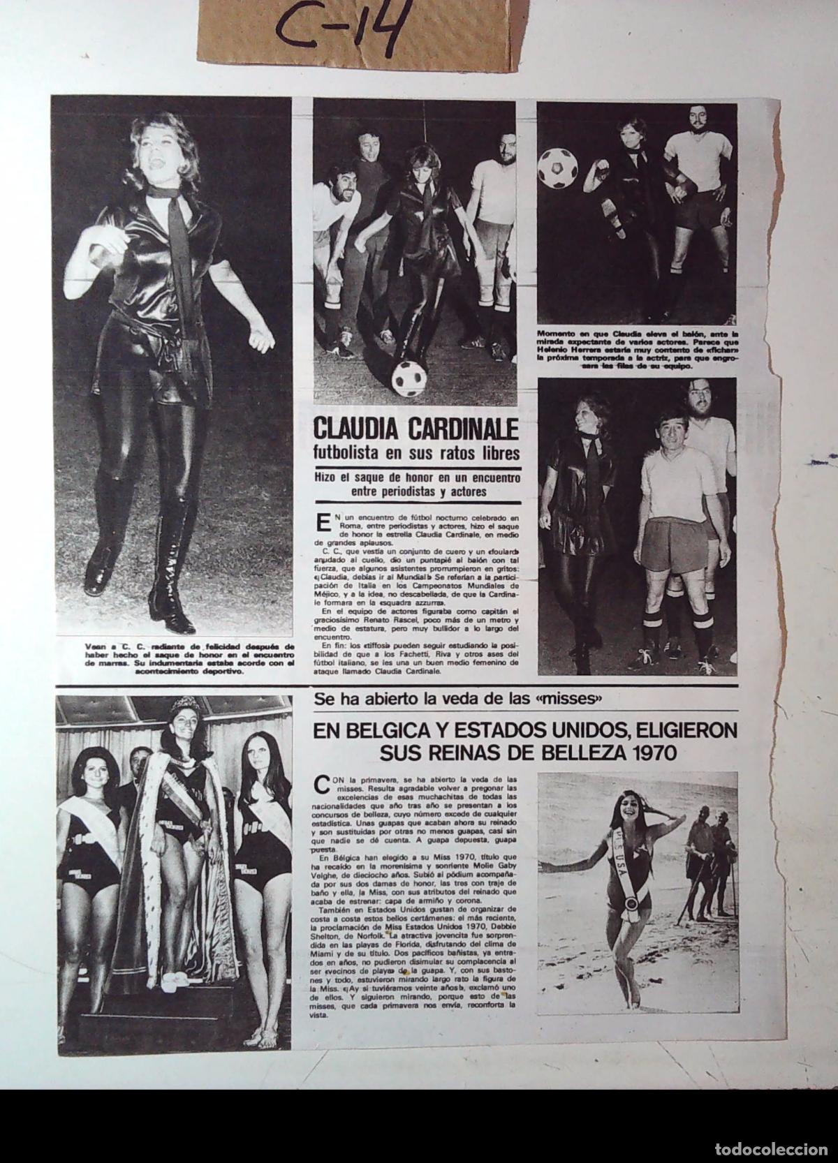 Cin&eacute;ma: MISS BELGICA ESTADOS UNIDOS CLAUDIA CARDINALE