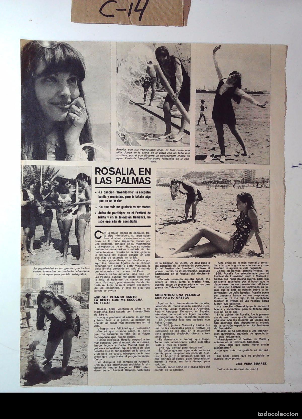 Cine: ROSALIA EN LAS PALMAS EN BA&Ntilde;ADOR EN LA PLAYA