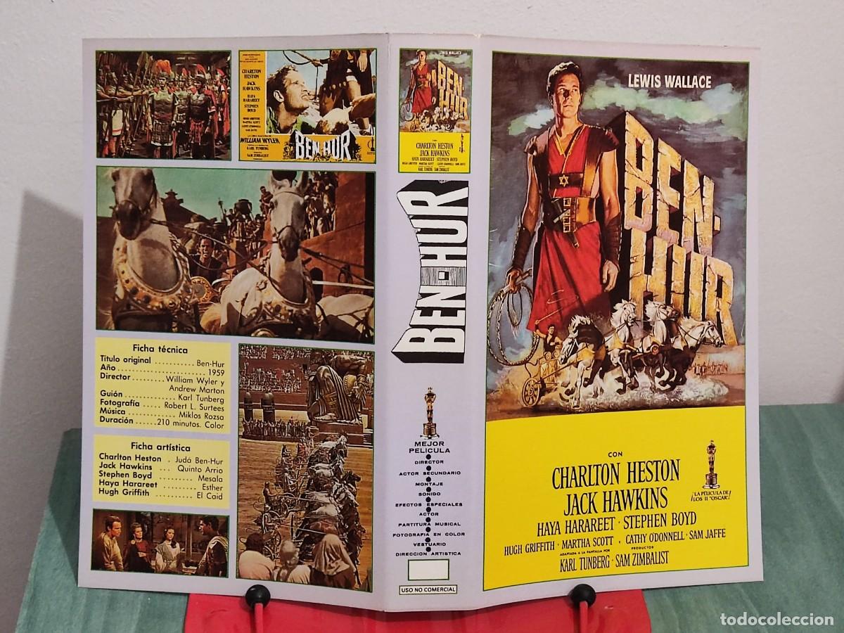 Cine: Caratula cacitel VHS - Ben hur - Foto 1