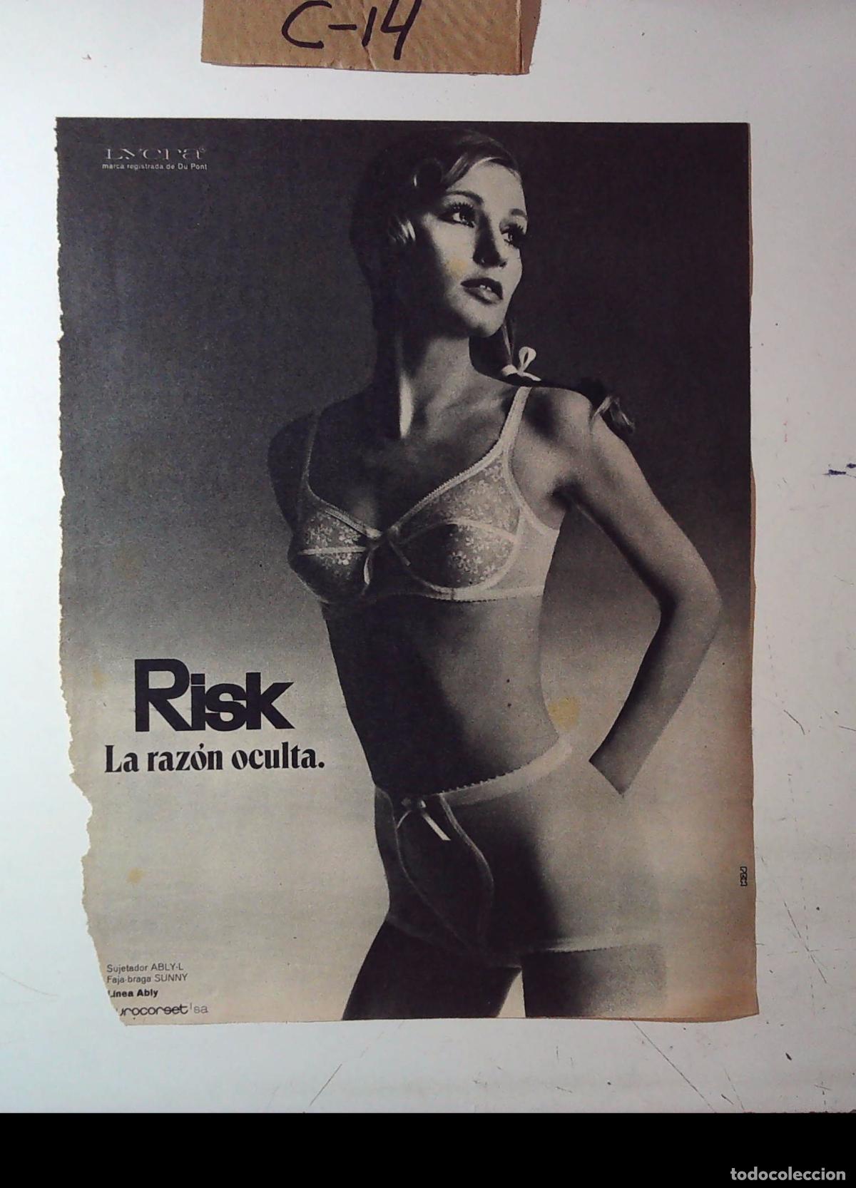 Cine: risk lenceria anuncio publicidad