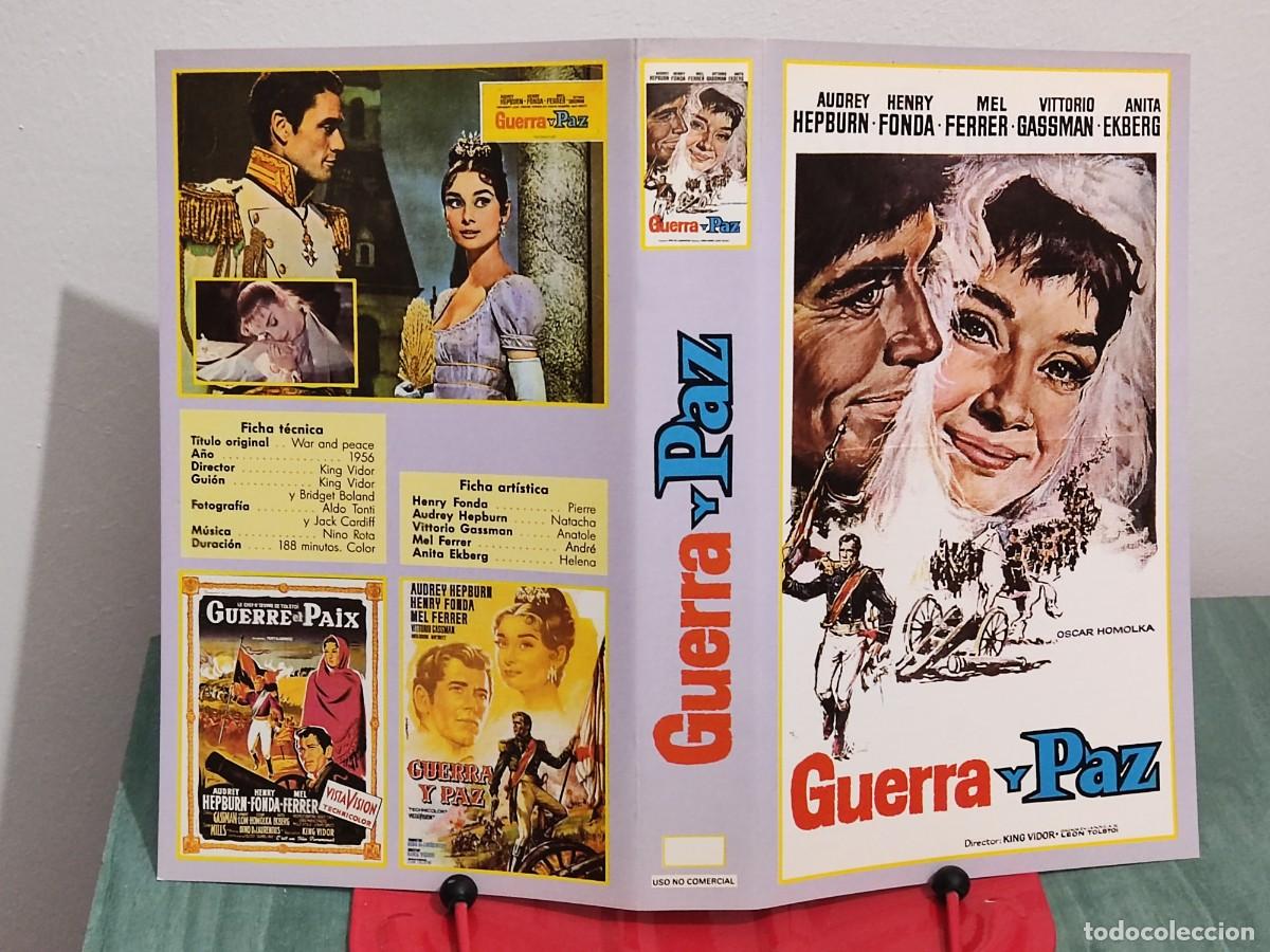 Cine: Caratula cacitel VHS - Guerra y paz