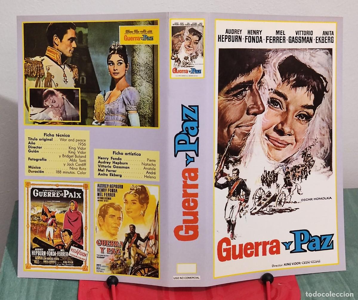 Cine: Caratula cacitel VHS - Guerra y paz