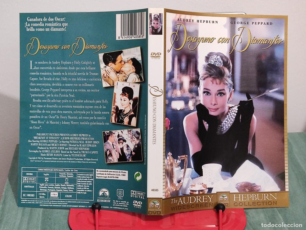 Cine: Caratula DVD - Desayuno con diamantes (Sin disco)