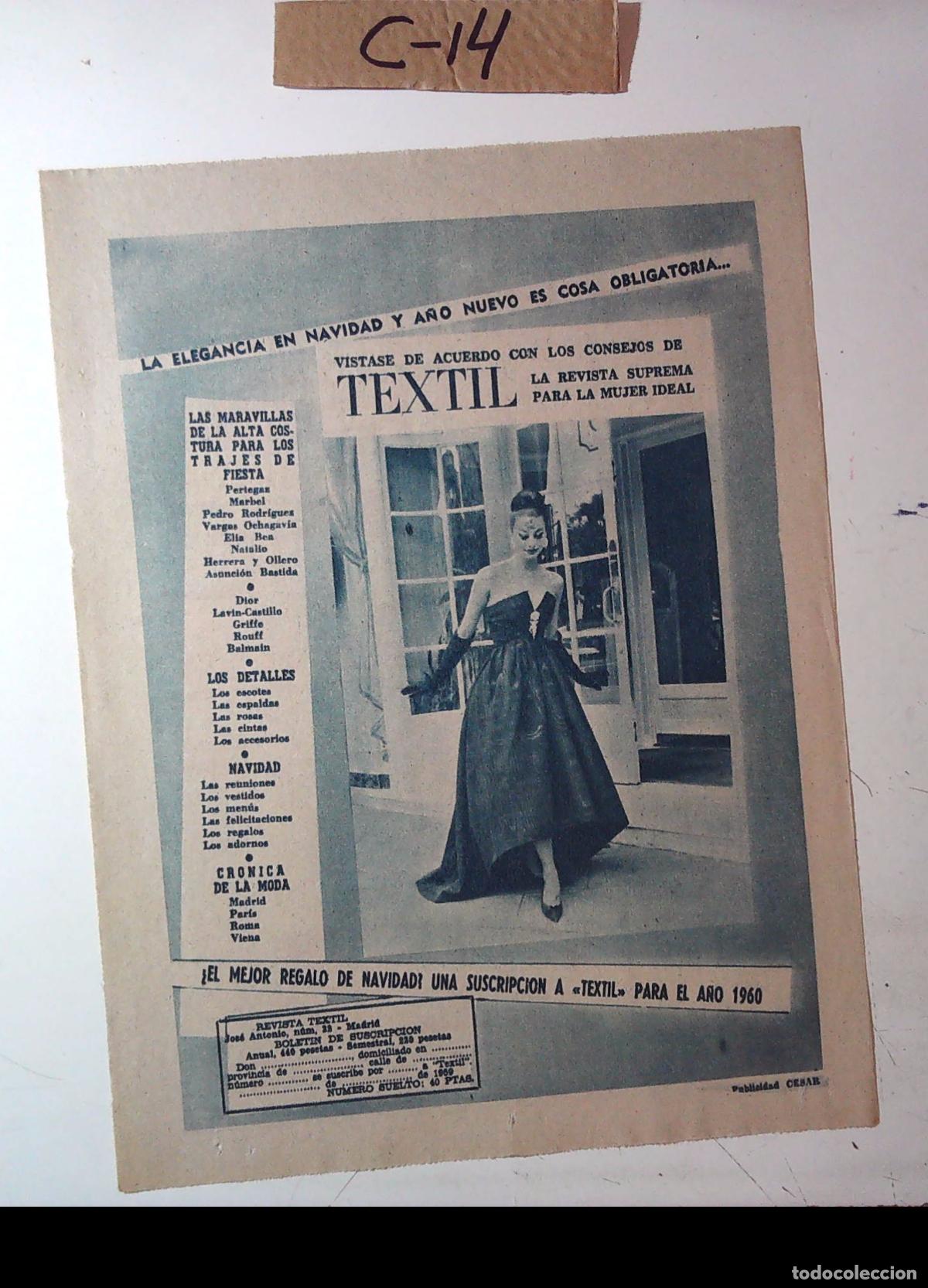 Cine: TEXTIL LA TEVISTA SUPREMA PARA LA MUJER IDEAL ANUNCIO PUBLICIDAD