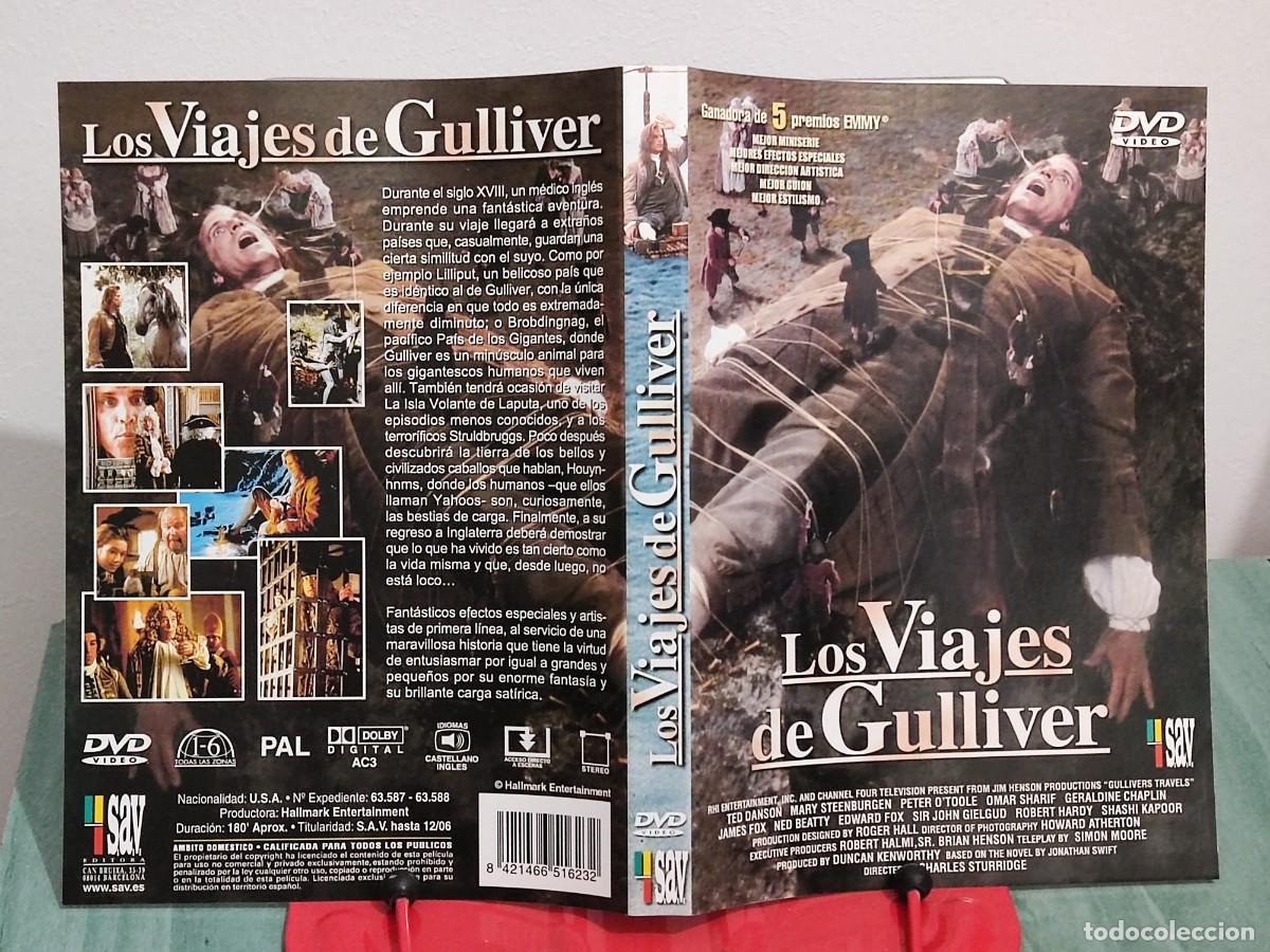 Cine: Caratula DVD - Los viajes de Gulliver (Sin disco)