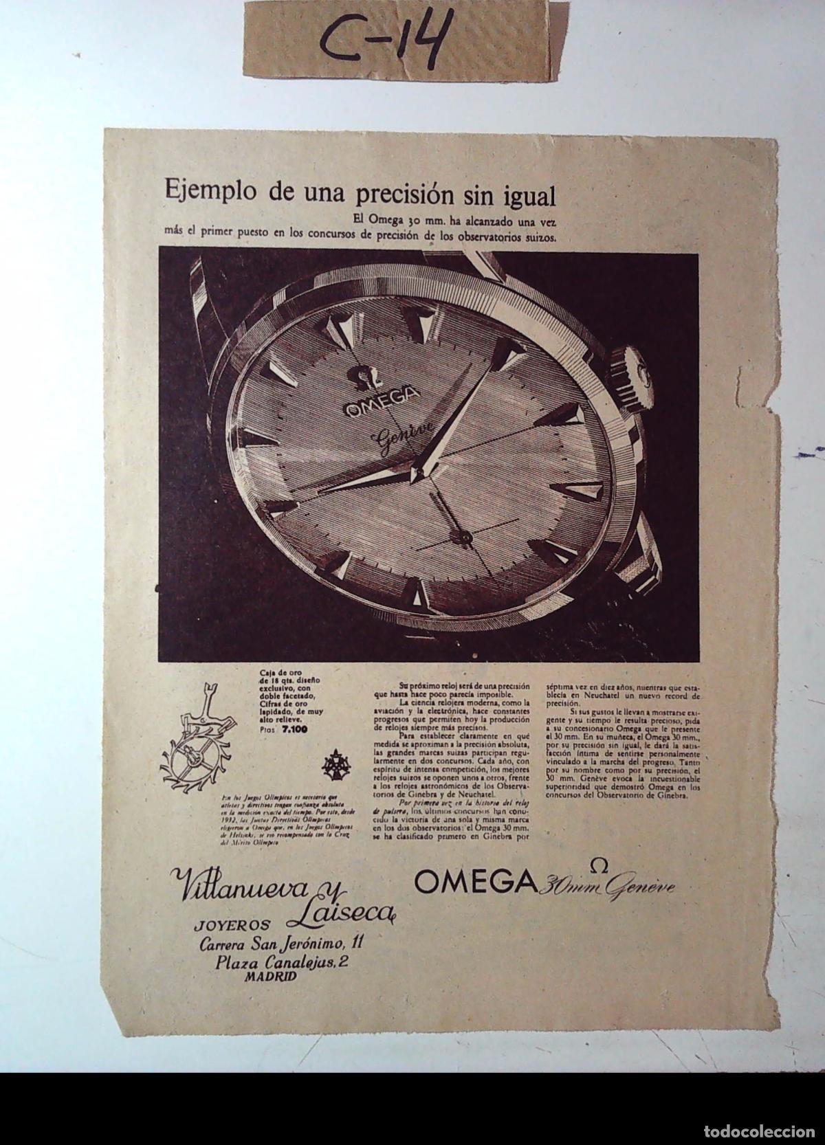Cine: OMEGA RELOJ ANUNCIO PUBLICIDAD