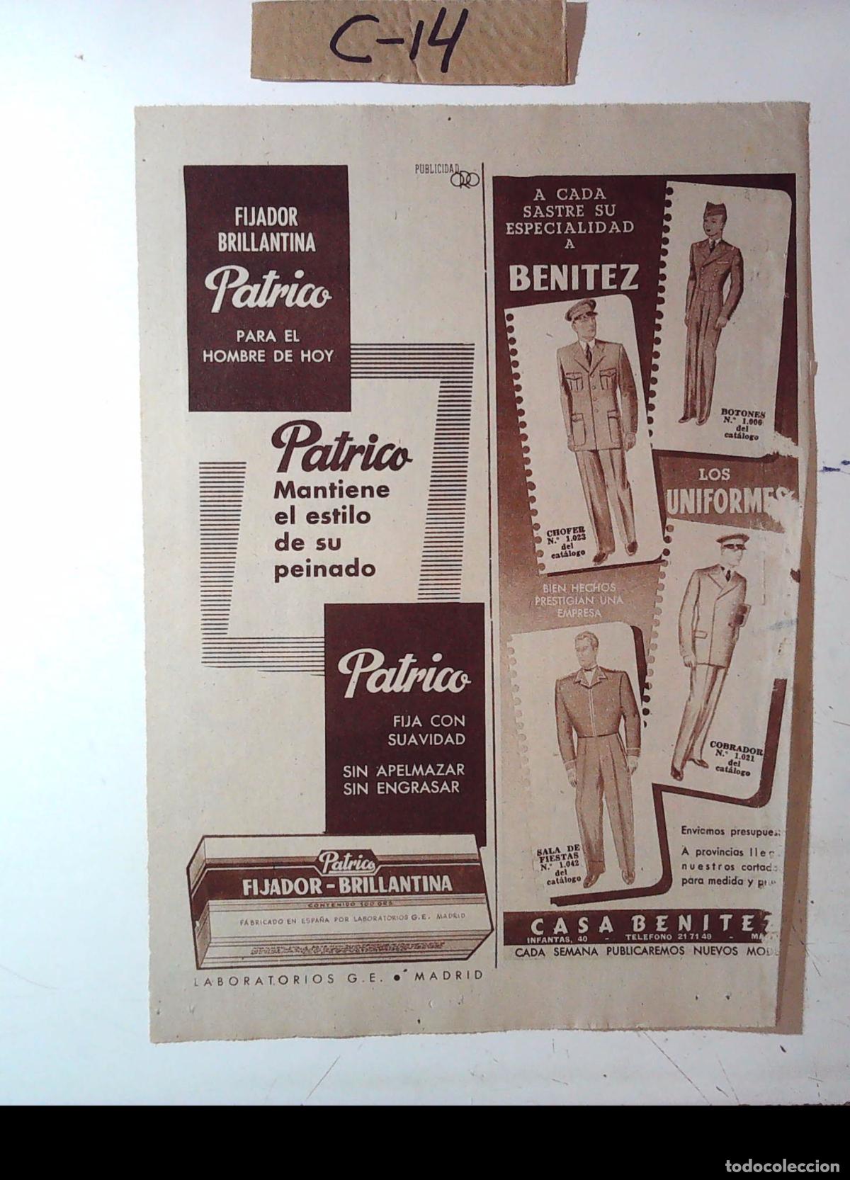Cine: SASTRERIA BENITEZ PATRICO FIJADOR BRILLANTE SPENCER TRACY