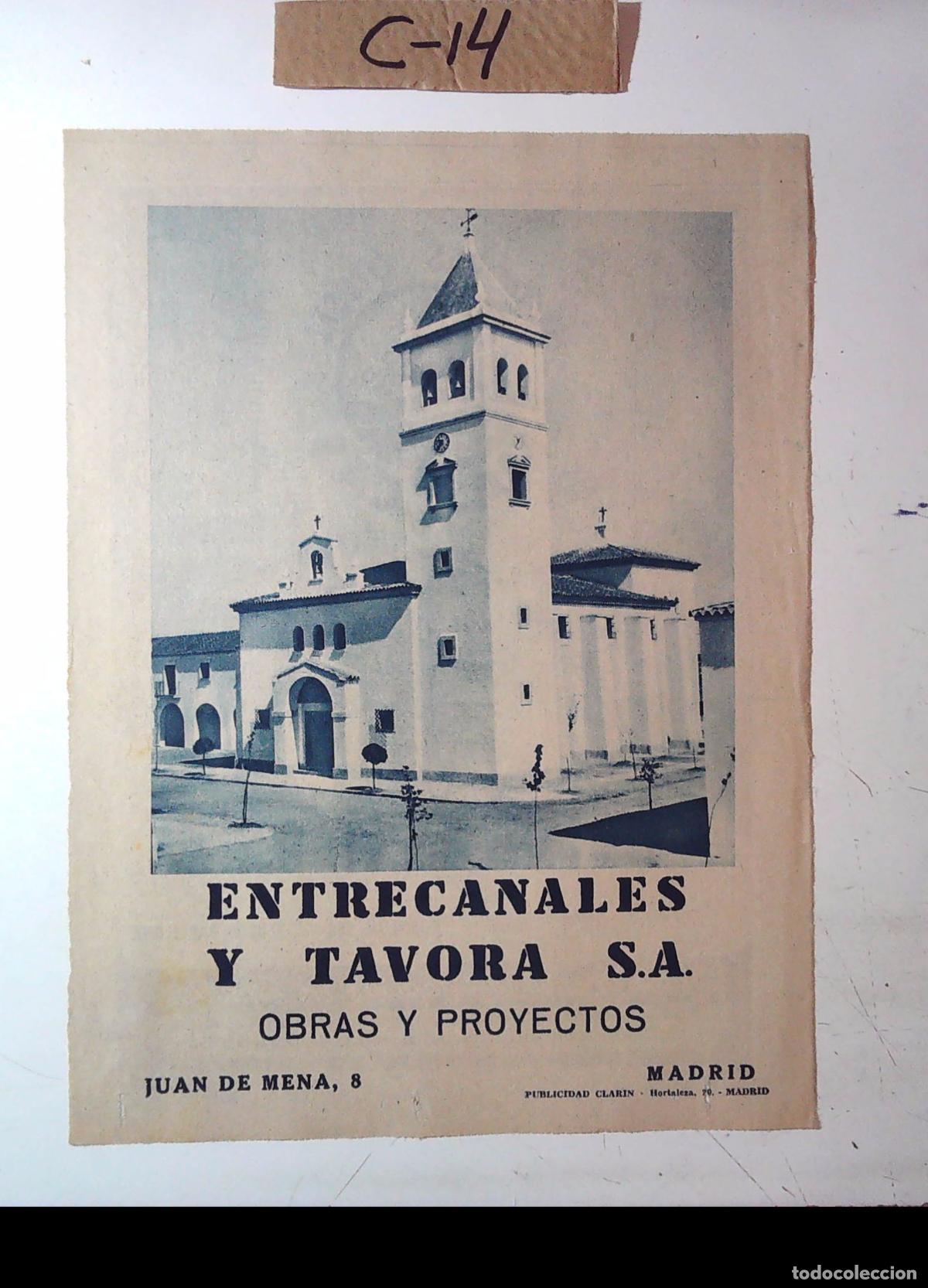 Cine: ENTRECANALES Y TAVORA SA OBRAS Y PROYECTOS