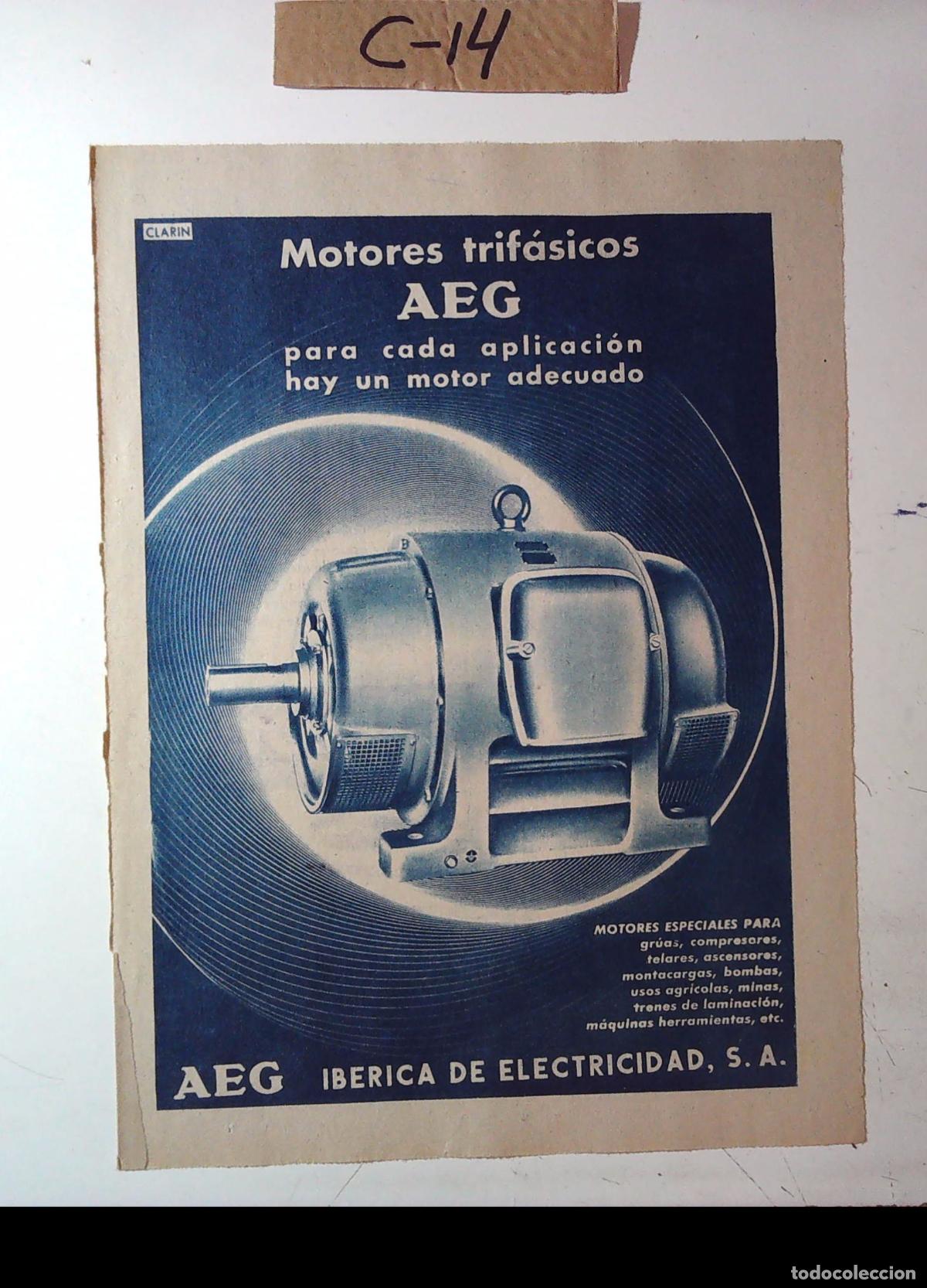 Cine: AEG MOTORES TRIFASICOS