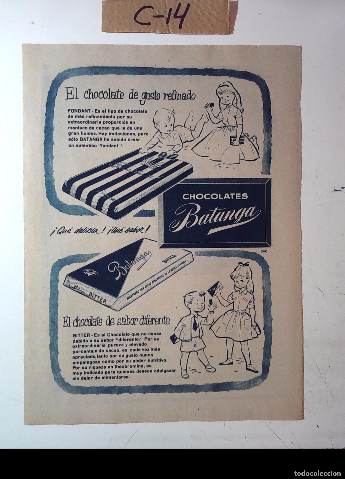 Cine: BATANGA CHCOCOLATE BITTER ANUNCIO PUBLICIDAD