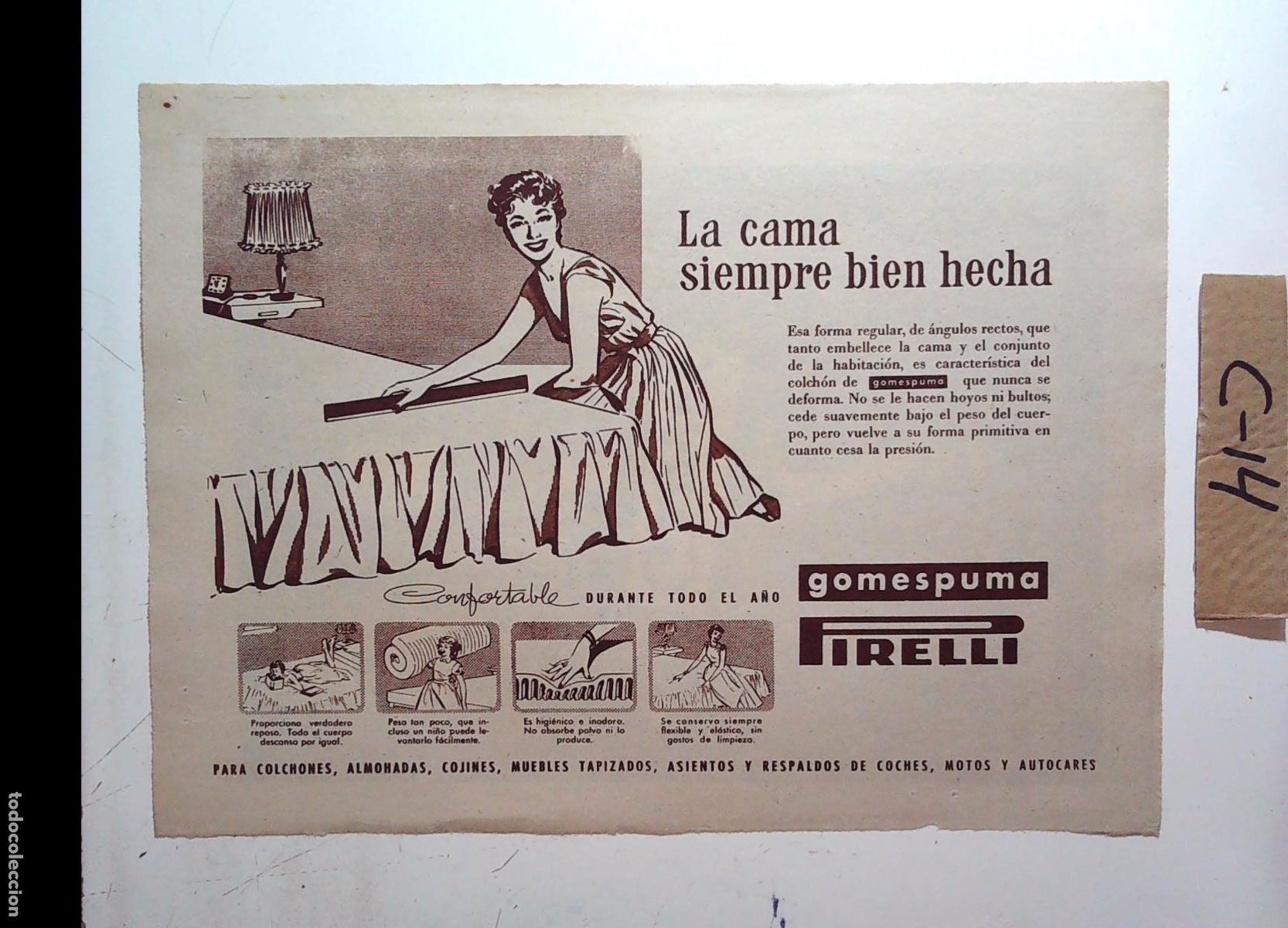 Cine: PIRELLI GOMAESPUMA COLCHON GOMA ESPUMA