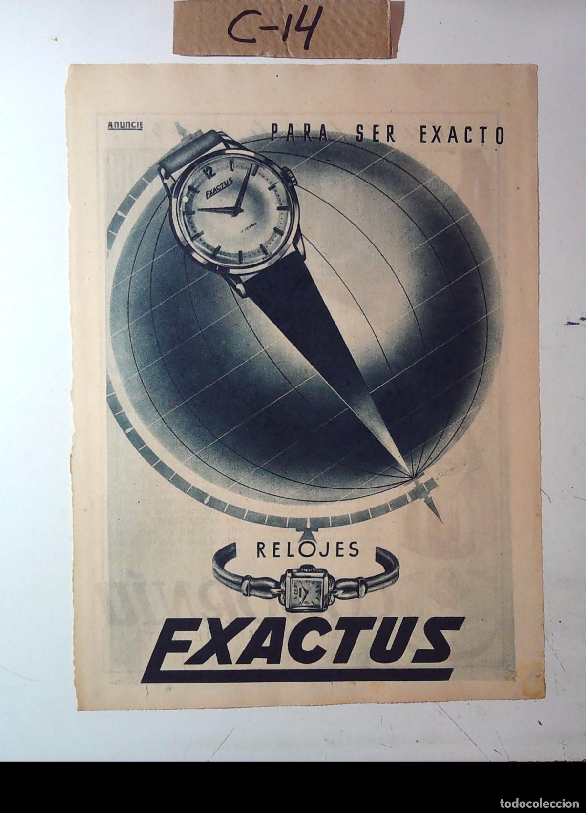 Cine: EXACTUS RELOJ PUBLICIDAD ANUNCIO 3