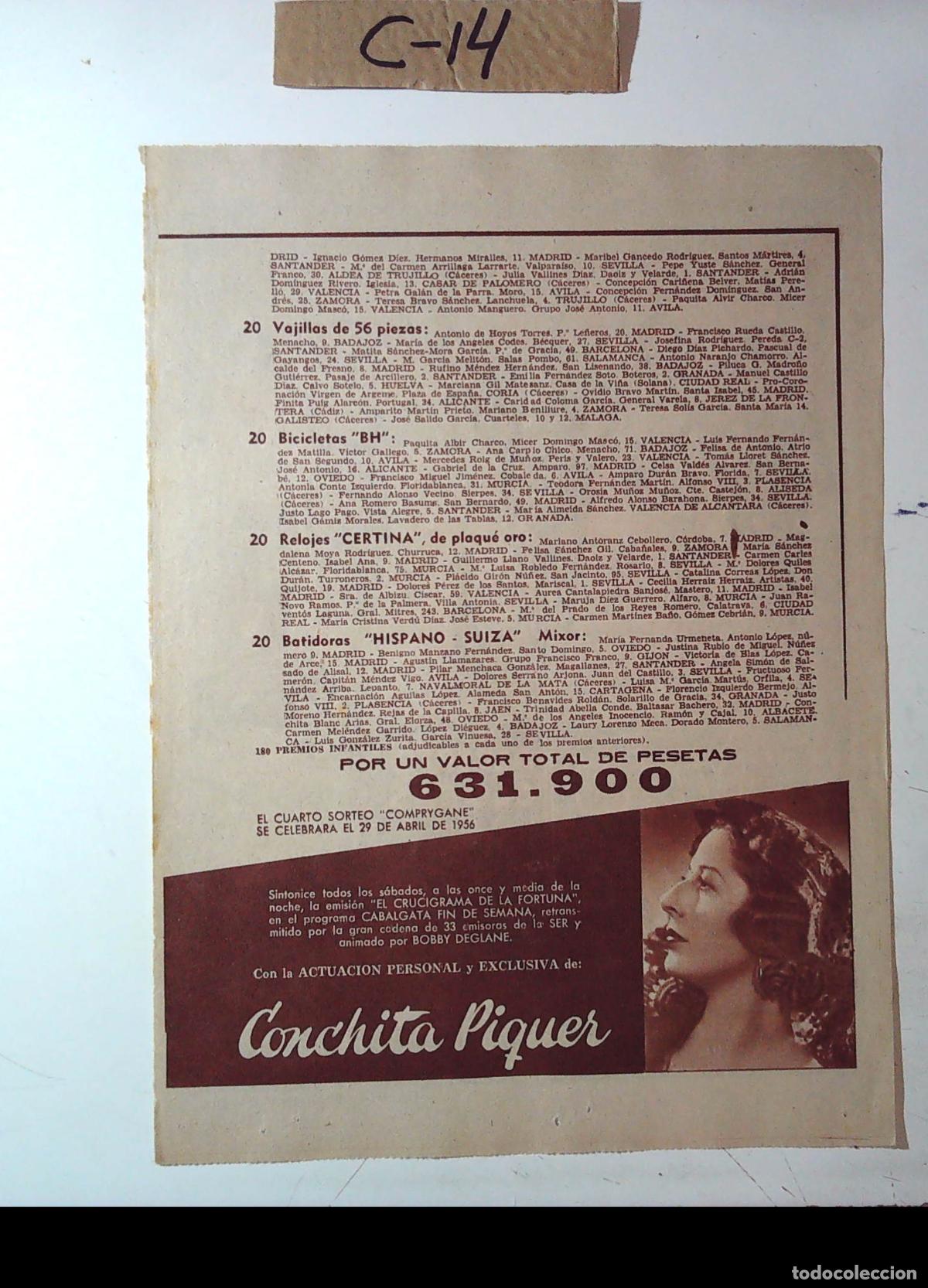 Cine: CONCHITA PIQUER CONCHA CABALGATA FIN DE SEMANA ALBERTO CLOSAS ELISA MONTES MARUJA ASQUERINO LUIS LU