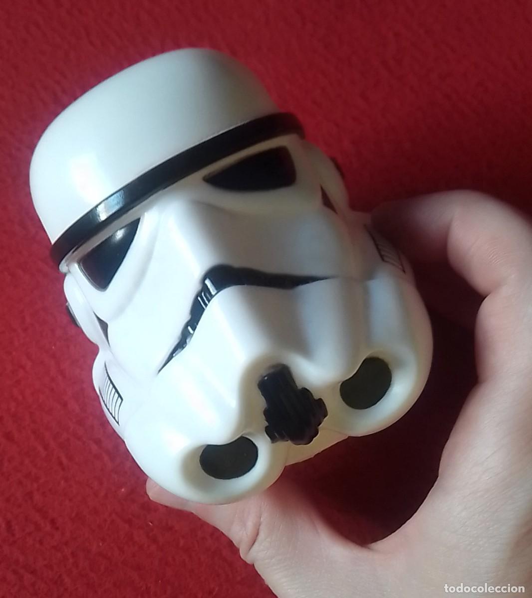 Cine: CAJA ENVASE DE CARAMELOS O SIMIL STAR WARS LA GUERRA DE LAS GALAXIAS CABEZA DE STORMTROOPER TROPA...