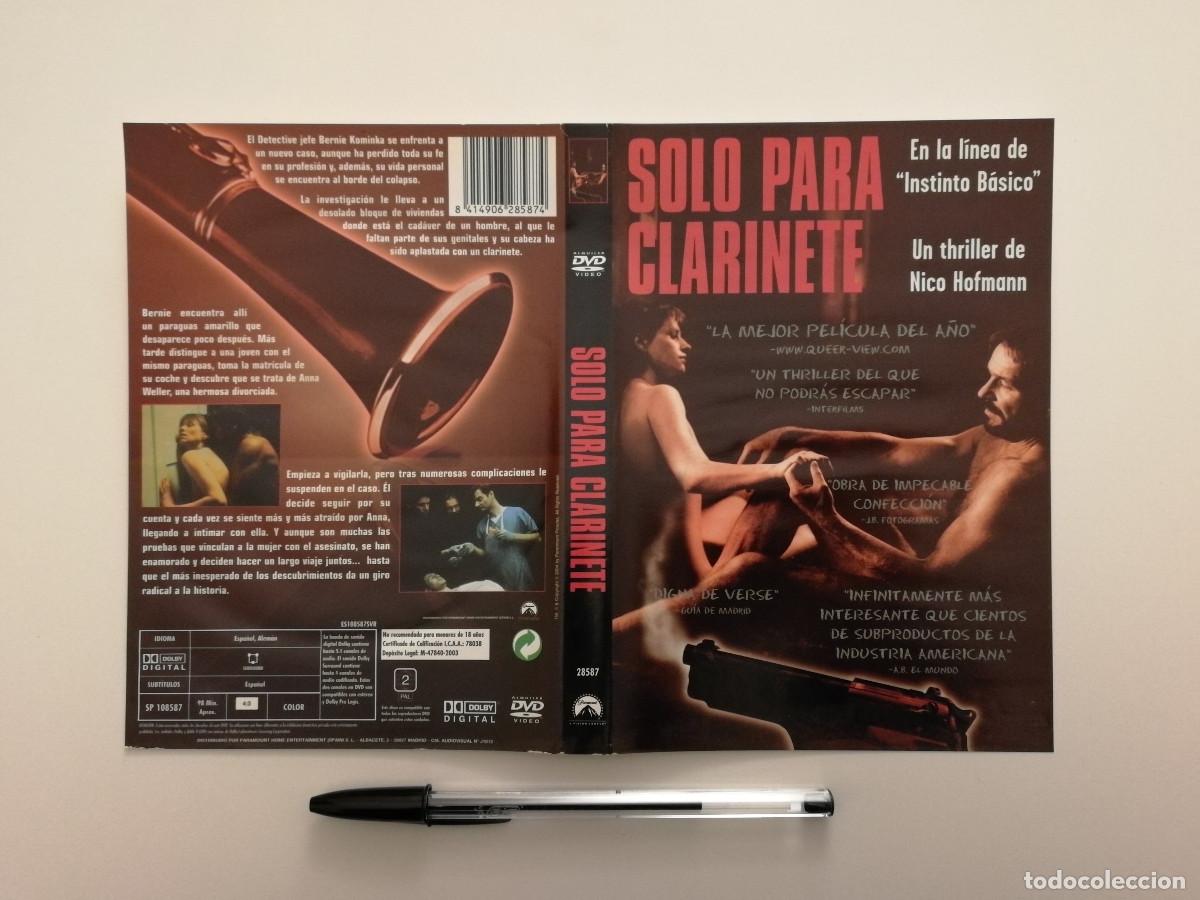 Cine: CARATULA ORIGINAL -A4- SOLO PARA CLARINETE - NICO HOFMANN