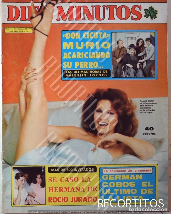 Cine: RECORTE PORTADA RAQUEL WELCH DON CICUTA UN DOS TRES JUAN TAMARIZ ROCIO JURADO