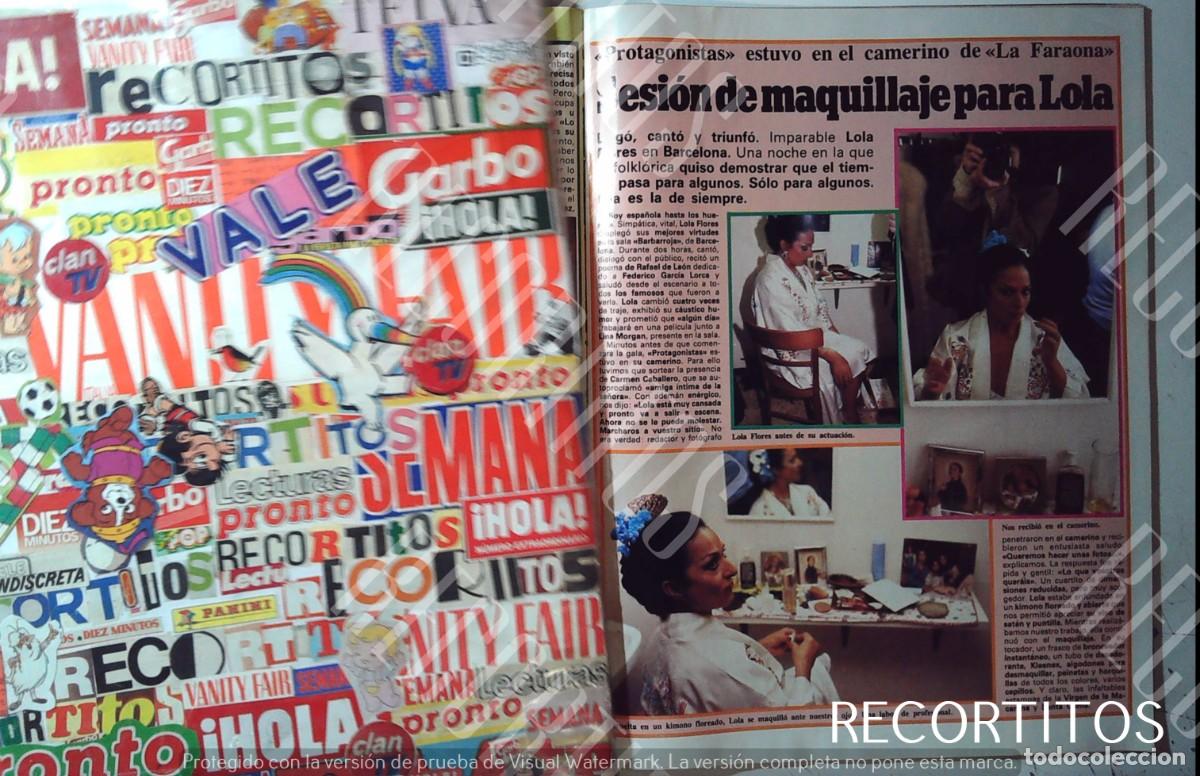 Cine: LOLA FLORES AL MAQUILLAJE