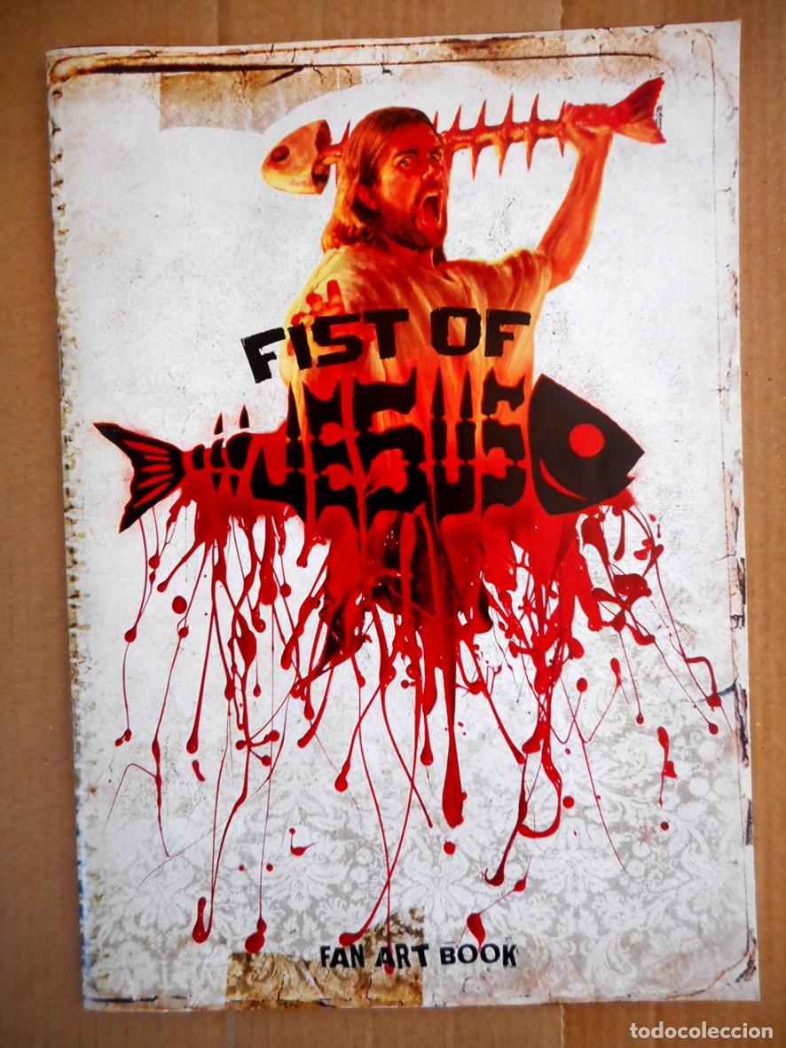 Cine: FIST OF JESUS FAN ART BOOK (2017) -ILUSTRACIONES GORE DE M&Aacute;S DE 40 ART&Iacute;STAS-