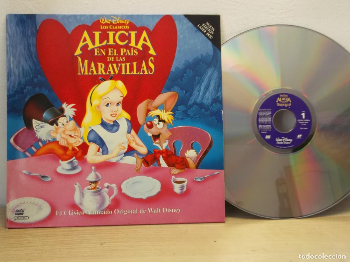 Cine: ALICIA EN EL PAIS DE LAS MARAVILLAS -Walt Disney SPANISH PAL LASER DISC