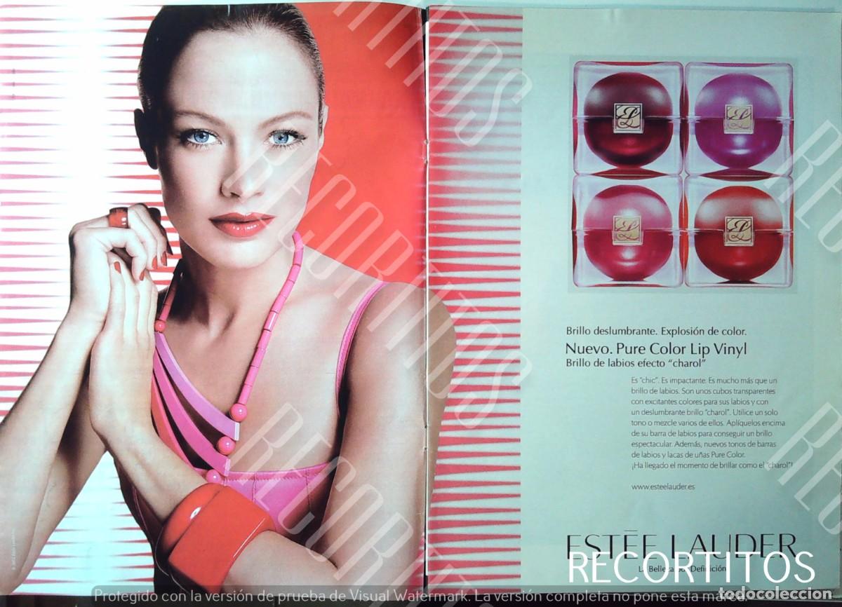 Cine: estee lauder pure color lip lips anuncio pbublicidad