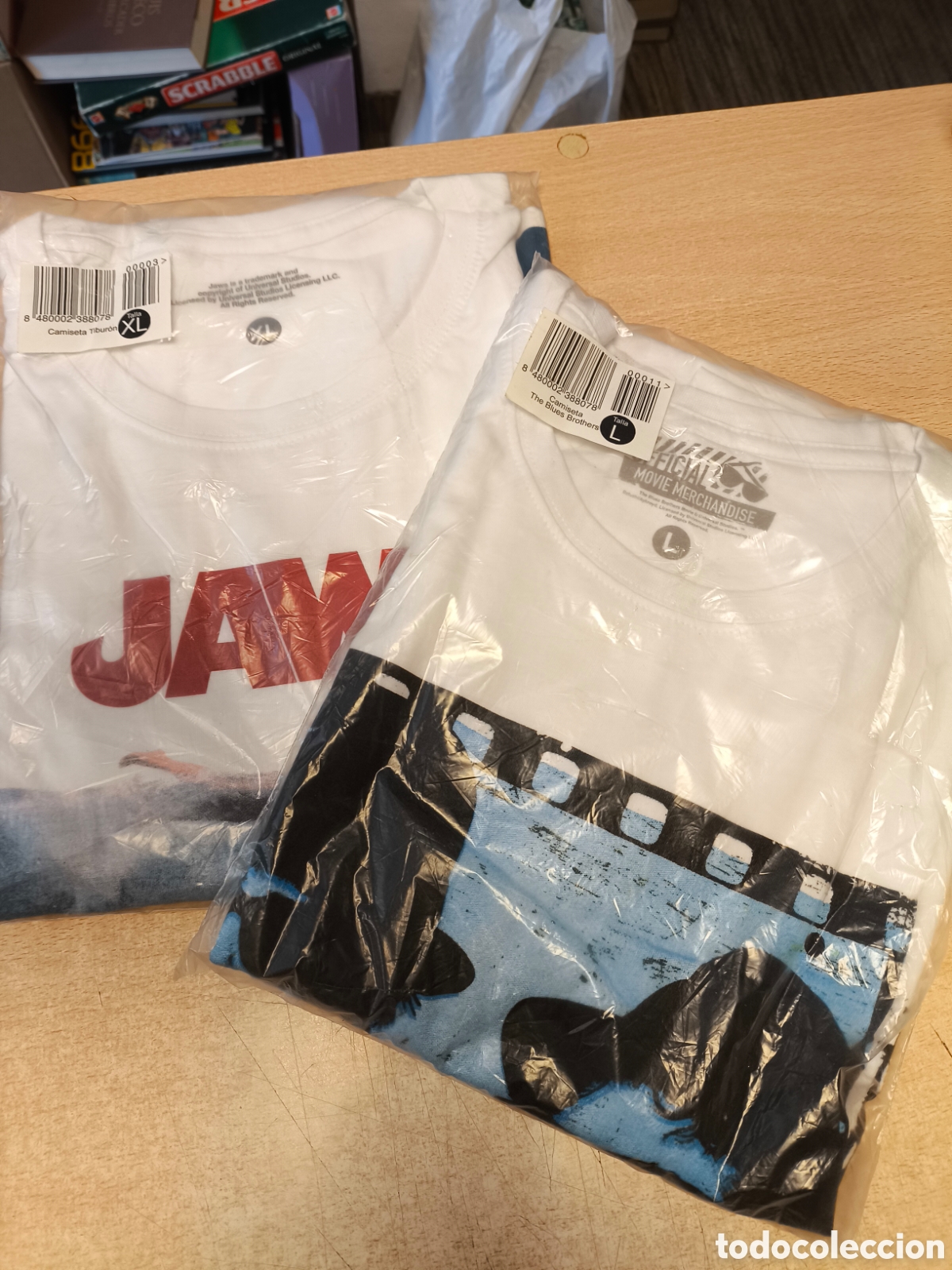 Cine: CAMISETA BLUES BROTHERS L + CAMISETA JAWS XL