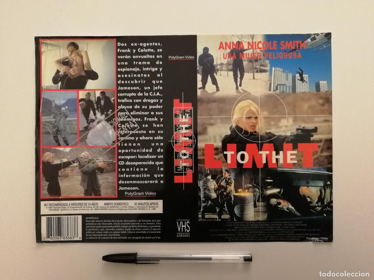 Cine: CARATULA ORIGINAL -A4- TO THE LIMIT - Anna Nicole Smith - Una mujer peligrosa