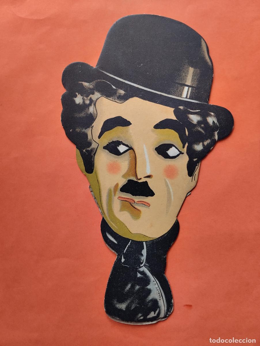 Cine: JHR - CHARLOT CHARLIE CHAPLIN. CINE - PAY PAY ABANICO PUBLICIDAD -BODEGAS TERMES-BARCELONA