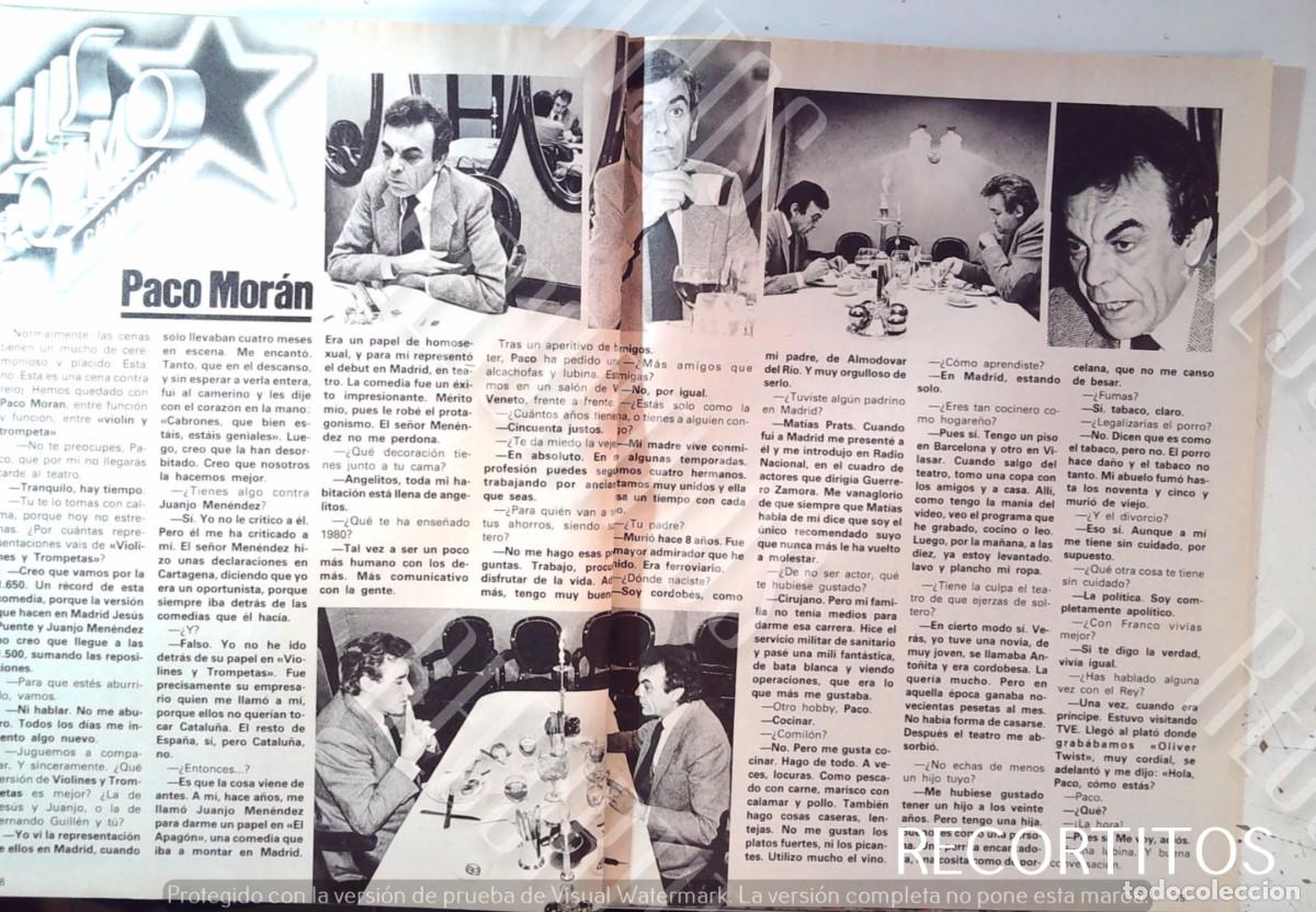 Cine: PACO MORAN LUIS DEL OLMO