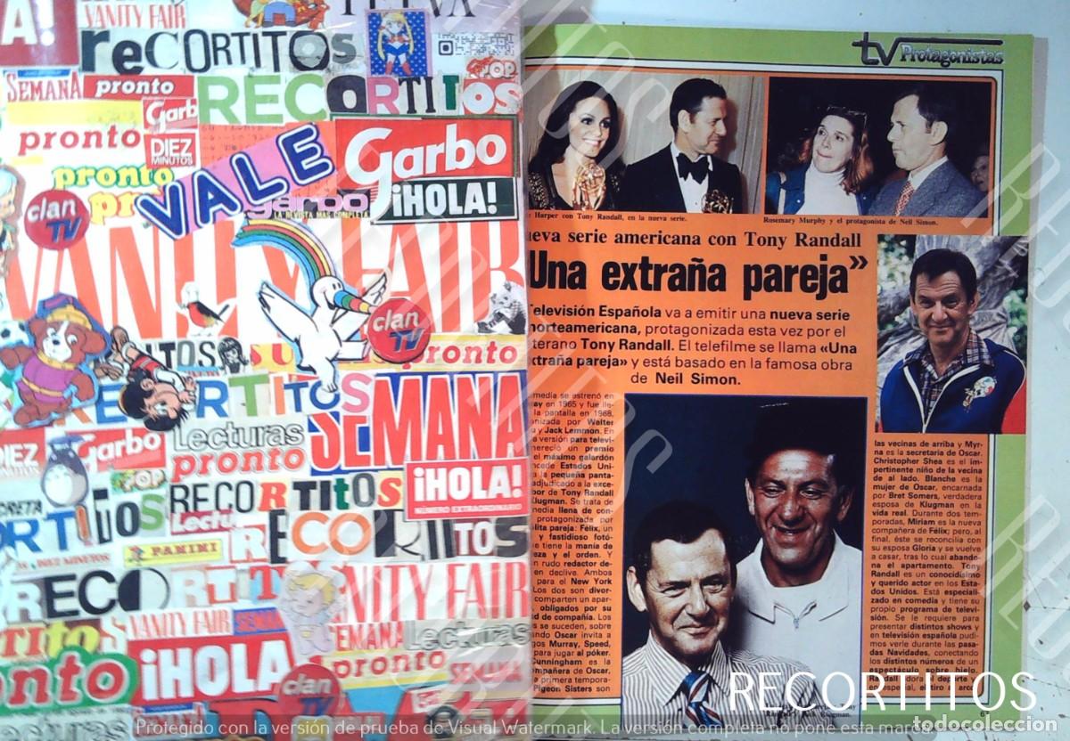 Cine: UNA EXTRA&Ntilde;A PAREJA TONY RANDALL JACK KLUGMAN NEIL SIMON VALERIE HARPER